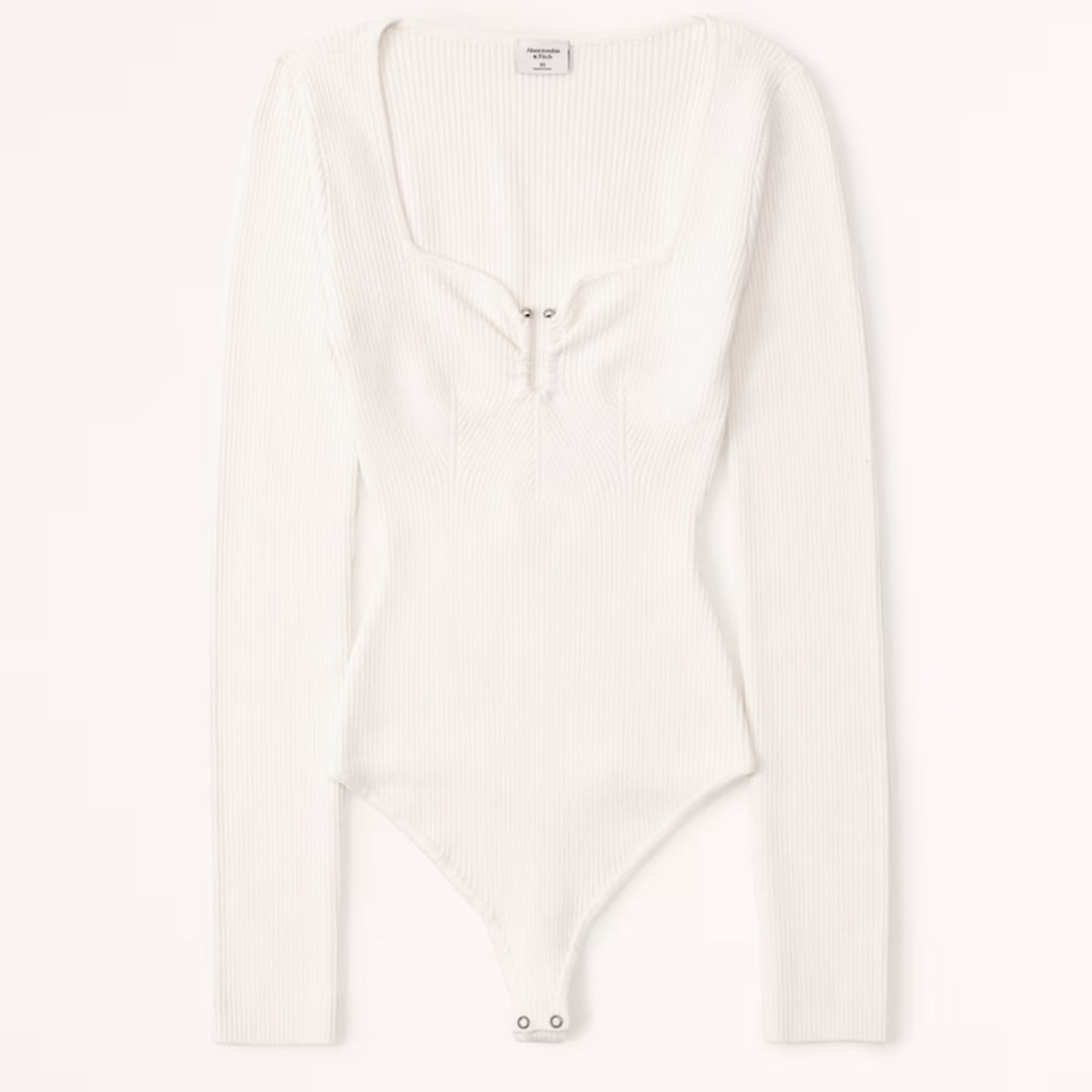 Abercrombie Long-Sleeve Hardware Bodysuit